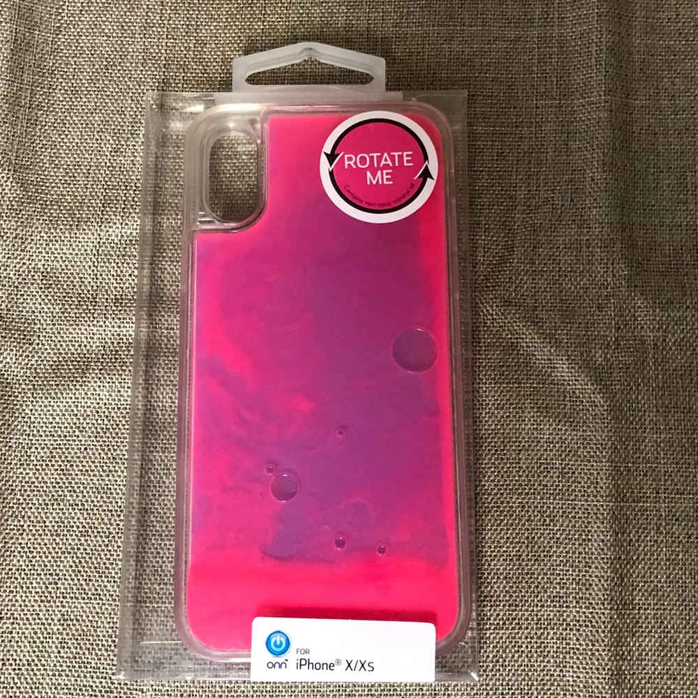 Onn iPhone Cellphone Case X Xs Hot Pink & Purple